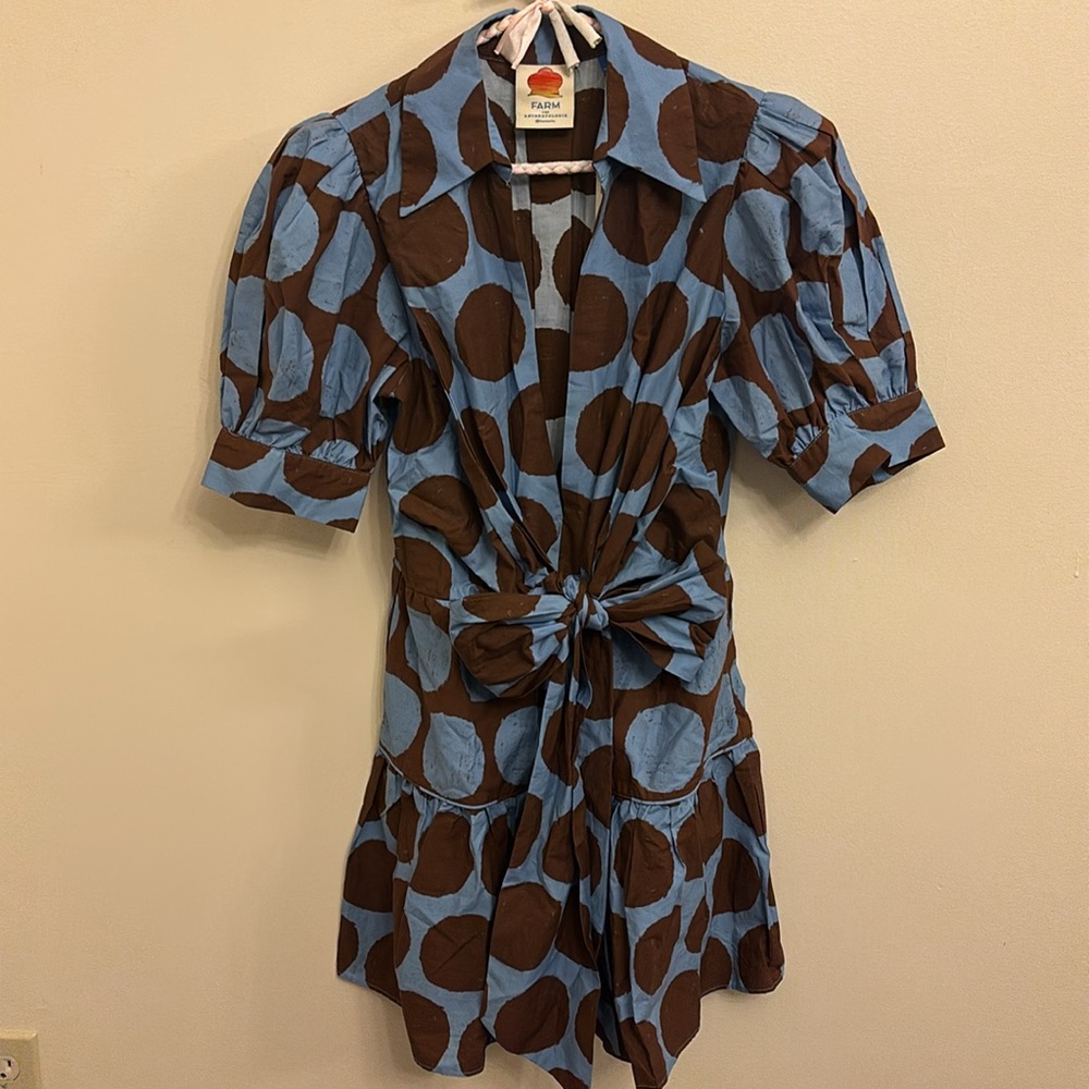 Farm Rio Bow Mini Dress - Picture 4 of 9